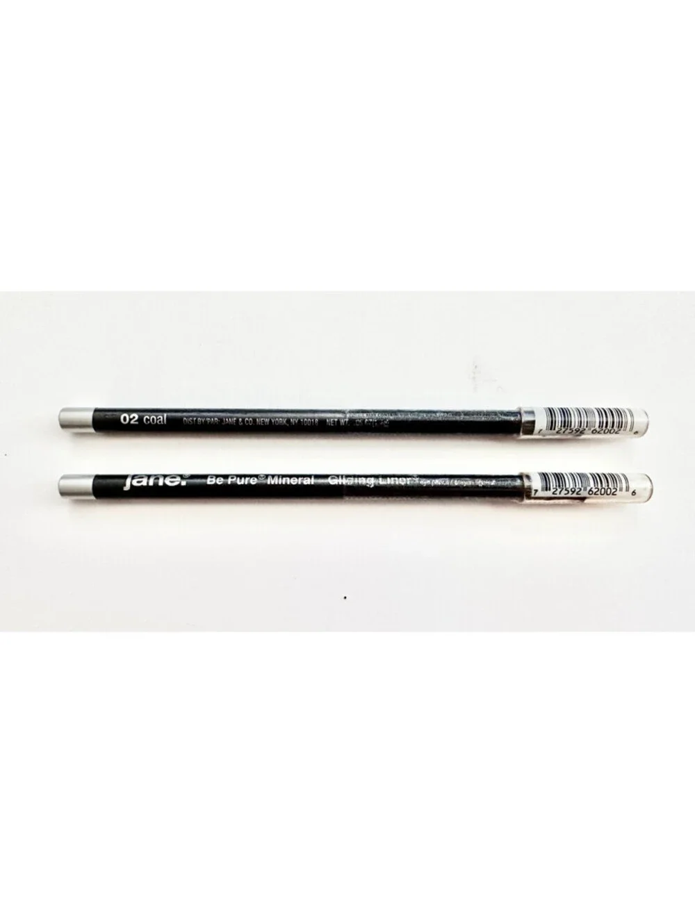 Lot of 2: NEW Jane Be Pure Mineral Gliding Liner Eyeliner in 02 Coal (Sealed)